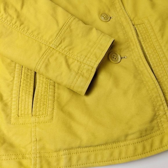 Gap Mustard Belted Jacket Size Small - Picture 12 of 17